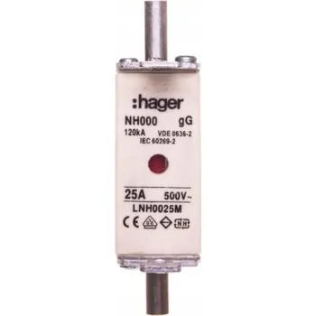 Jistič Odpínač Hager 500 V IP20 25 A