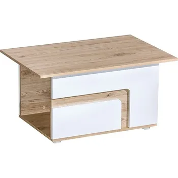 Konferenční stolek Konferenční stolek APETTITA 18 dub jasný/bílá