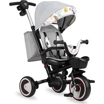 Dětská tříkolka MOMI Tříkolka Invidia 5v1 šedá