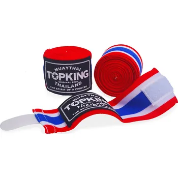 Bandáž na box a MMA Boxerské bandáže TOP KING TKHWR-01- THAI FLAG - TKHWR-01THAIFLAG