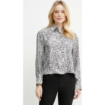 Dámská košile Hedvábné tričko Weekend Max Mara 2515111131600 modrá 50X, vel. 36