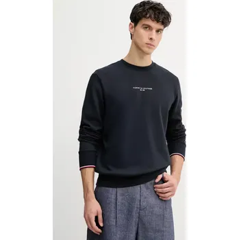 Pánská mikina Mikina Tommy Hilfiger pánská, tmavomodrá barva, s potiskem, MW0MW37471 59X, vel. S