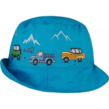 Čepice Bavlněný letní klobouk Dráče - Mallorca 29, tyrkysová, auta Barva: Tyrkysová, Velikost: 52-54