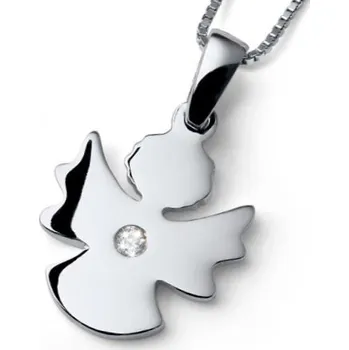 Přívěsek Gems, Andělský přívěsek Angelin, bílé zlato a briliant, 585-47-2-0001.1B00.0.00.HSI1.000.23