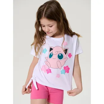 Sinsay - Žerzejová souprava Pokémon - bílá - 394DU-00X - 394DU-00X-128