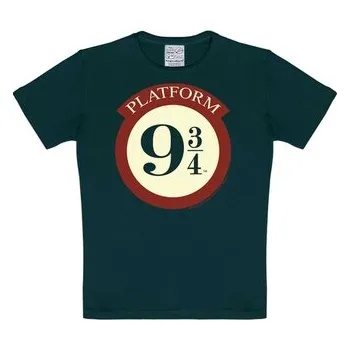 Dívčí oblečení Dětské tričko Harry Potter: Nástupiště 9 3/4 (výška 116-128 cm) černá bavlna