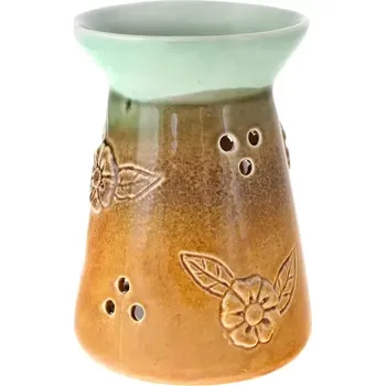Aroma lampa Aromalampa Květy 12 cm tyrkysová