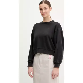 Dámská mikina Bavlněná mikina adidas Originals Essential JP2515 černá 99X, vel. XS