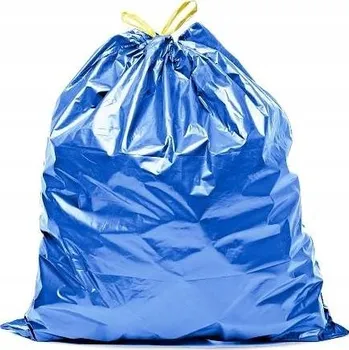 Pytle na odpadky Pytel NA ODPADKY 120l MODRÝ LDPE s Páskou 10 kusů ODOLNÝ