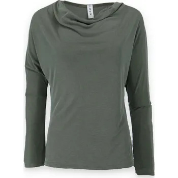 Dámská halenka Elegantní halenka s vodou 19147 barva: zelená-khaki