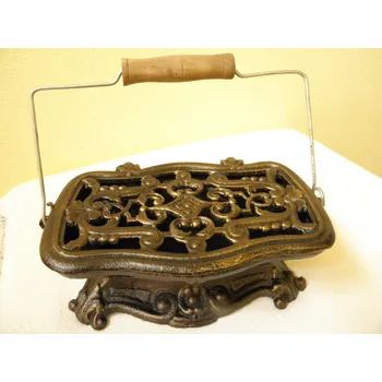 KOVOVÝ LITINOVÝ OHŘÍVAČ NA JÍDLO S UCHEM