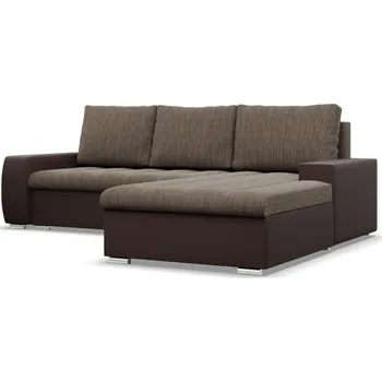 Sedací souprava Sedací souprava AURORA PRAVÁ výběr z barev LAWA 02 + REAL 66 hnědá + hnědá