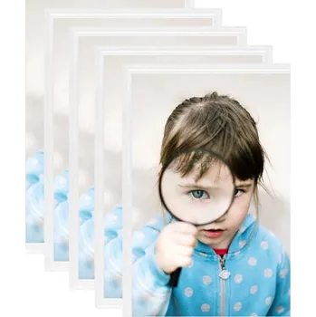 Rám na obraz Fotorámečky koláž 3 ks na stůl bílé 21x29,7 cm MDF