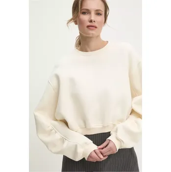 Dámská mikina Mikina Answear.LAB dámská, béžová barva, hladká LD2275.HWK 01X, vel. S/M