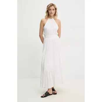 Dámské šaty Šaty Answear.LAB béžová barva, maxi NL233924.ums 01X, vel. XL