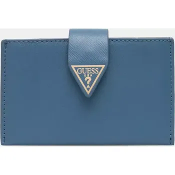 Peněženka Kožená peněženka Guess MIRIAM modrá barva, RW1773 P5201 RW1773.P5201 95X, vel. ONE SIZE