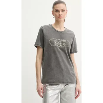 Pánské tričko Bavlněné tričko MICHAEL Michael Kors šedá barva, MS551SC36A 90X, vel. XS