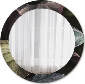 Zrcadlo Zrcadlo Koupelnové Tmavé tropické listy 70 cm