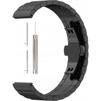 Řemínek na hodinky KOVOWÝ ŘEMÍNEK NÁRAMEK ŘEMÍNEK 20MM PRO SAMSUNG GALAXY GEAR WATCH + VYRAŽEČ