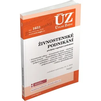 ÚZ 1631: Živnostenské podnikání, volný…