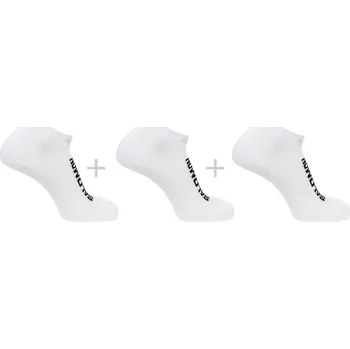 Nízké bavlněné ponožky Salomon EVERYDAY LOW 3-PACK bílé LC2086900 - S | UK 4,5 | US 7