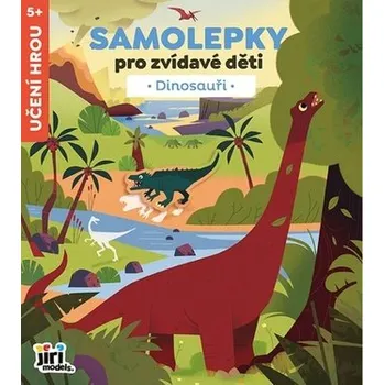 omalovánky Samolepky pro zvídavé děti Dinosauři