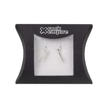 Náušnice Reklamní předmět Rock Empire Stříbrné náušnice: Skoba stříbrná one-size