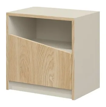 Noční stolek Nábytek PEGAS s.r.o. Noční stolek Asim R6 L, dub/šedobéžová