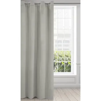 Vánoční ozdoba Hotový závěs MILO stříbrný - na průchodkách