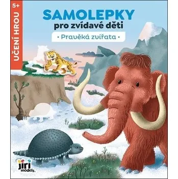 omalovánky Samolepky pro zvídavé děti Pravěká zvířata