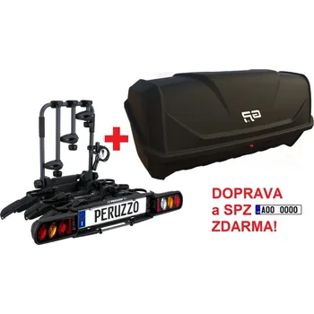 Nosič kol Nosič kol Peruzzo Pure Instinct 3 + BOX na tažné zařízení DOPRAVA A SPZ ZDARMA