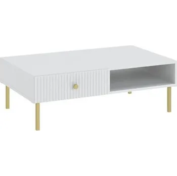 Konferenční stolek Konferenční stolek 2S ALMONTE bílá/zlatá