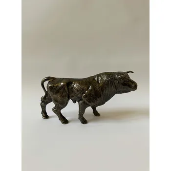 Pokladnička BÝK - LITINOVÁ KASIČKA ZLATOBRONZ