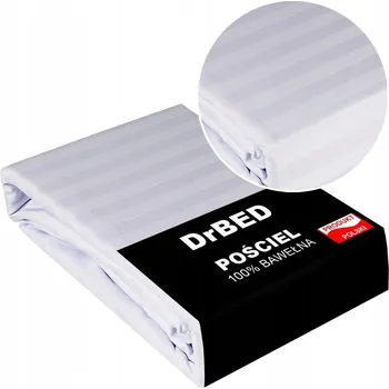 Povlečení Sada povlečení DrBED bavlněná bílá 160x200 cm 3 dílná 70x80 cm