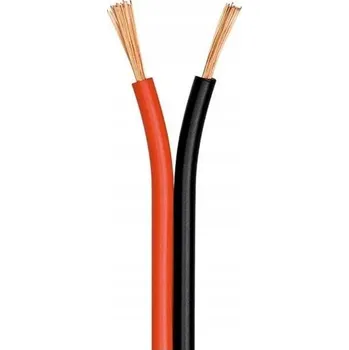 Audio kabel Reproduktorový kabel CCA 2x 0,75 mm² černo-červený - na metry
