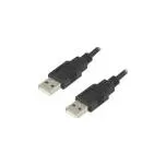 BQ CABLE Kabel USB 2.0 USB A vidlice,z obou stran 3m černá Žíla: Cu