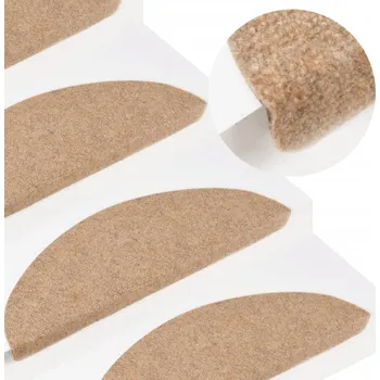 Nášlap na schod Samolepicí nášlapy na schody 15 ks 56x17x3 cm šedé