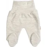 Pletené kojenecké polodupačky Hand Made, Baby Nellys, světle béžové, vel. 62; 62 (2-3m)