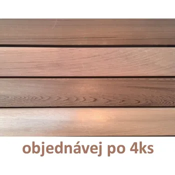Terasové prkno Profil RAUTE CEDR ČERVENÝ 20x90, délka 4260mm CLEAR (WESTERN RED CEDR)