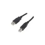 BQ CABLE Kabel USB 2.0 USB A vidlice,USB B vidlice 1,8m černá Žíla: Cu