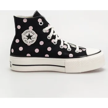 Dámská běžecká obuv Converse Chuck Taylor All Star Lift Hi (black/summit pink/egret) 40, černá
