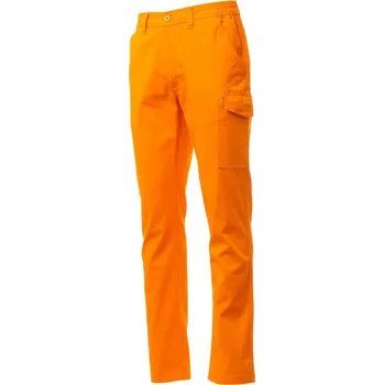 montérky Pracovní kalhoty Payper POWER STRETCH Barva: Oranžová, Velikost: XL