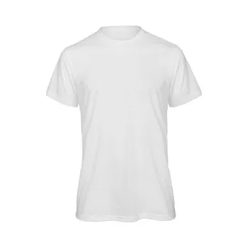 Triko pánské B&C Sublimation/men T-Shirt - bílé, XXL