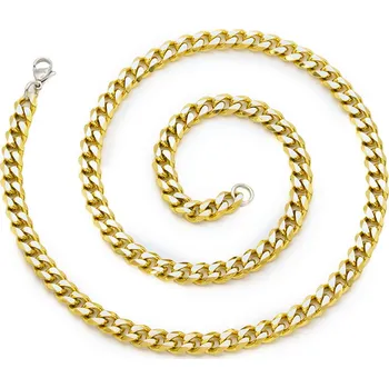 Řetízek BRUNOshop.cz Řetěz PANCR SILVER/GOLD 55/0,7 cm Zlatá