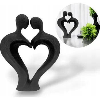 Obraz Figurka Moderní Zamilovaný Pár Dekorace do Domu Ozdoba do Obýváku 15 cm