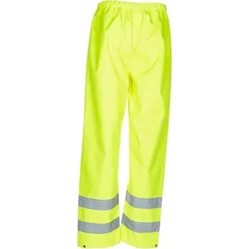 Pracovní obuv VODĚODOLNÉ VÝSTRAŽNÉ PRACOVNÍ KALHOTY ŽLUTÉ L
