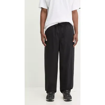 Pánské kalhoty Bavlněné kalhoty Vans pánské, černá barva, hladké, VN00000DBLK1 99X, vel. XXL