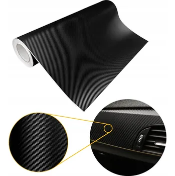 Polep vozidla Fólie Tuningová Fólie na Auto Změna Barvy Vozidla 75x100cm Karbon