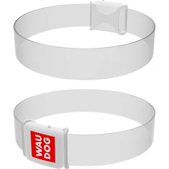 Obojek pro psa Zelený LED svítící obojek WAU DOG Obvod krku: 50 - 60cm