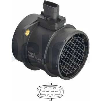 Váha vzduchu Snímač množství protékajícího vzduchu DELPHI AF10721-12B1